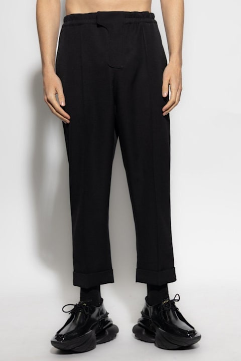 Balmain Pants for Men Balmain Straight-leg Cropped Trousers
