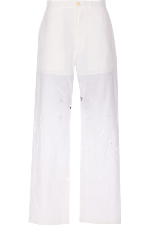 Marine Serre لـ Kids Marine Serre Regenerated Pants