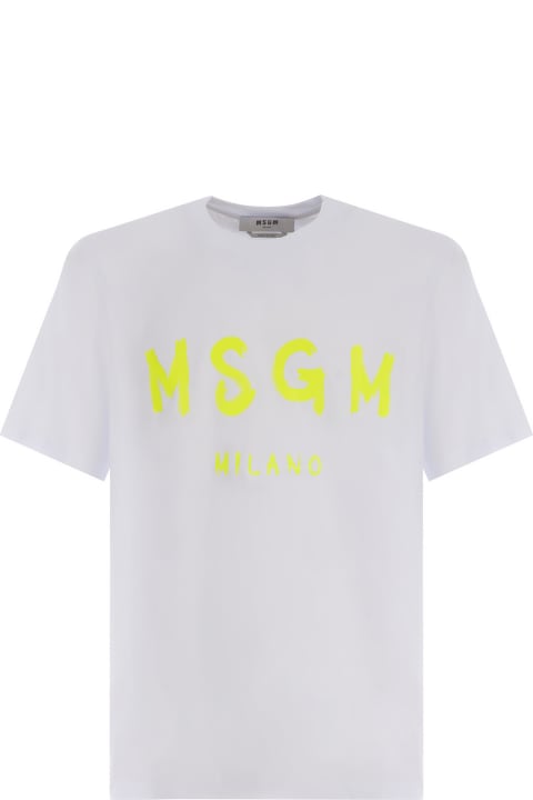 MSGM for Men MSGM T-shirt Msgm Realizzata In Cotone Disponibile Store Pompei