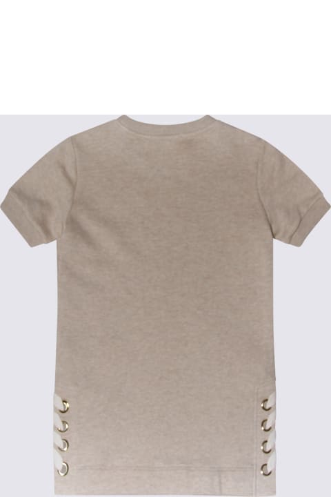 ガールズのセール Chloé Beige Cotton T-shirt