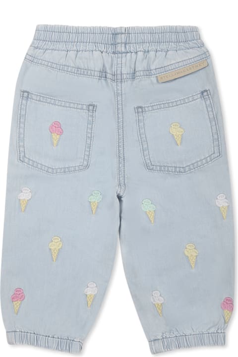 Homeware Stella McCartney Kids Denim Jeans For Baby Girl With Ice Cream