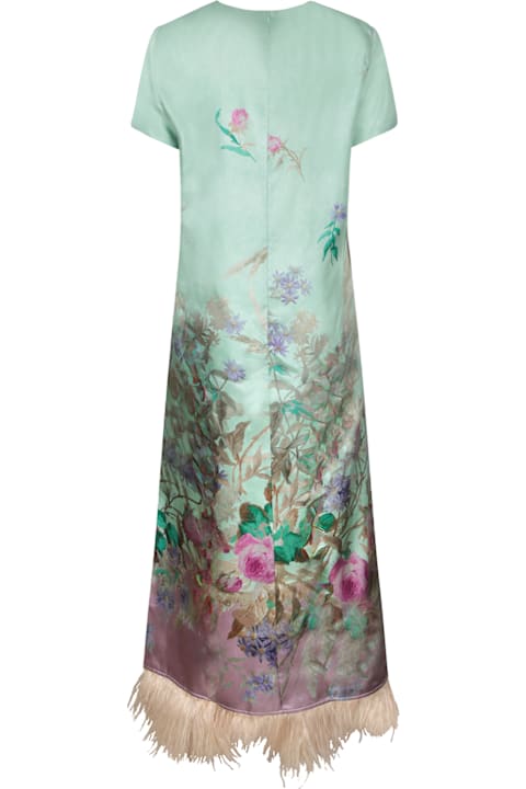 La DoubleJ for Women La DoubleJ Silk Swing Dress With Floral Print