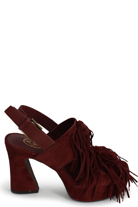 Ash Oprah Suede Leather Sandals