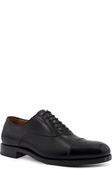Ferragamo Shoes for Men Ferragamo Fabian Leather Lace-up Shoe