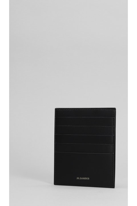 Jil Sander Wallets for Men Jil Sander Wallet In Black Leather