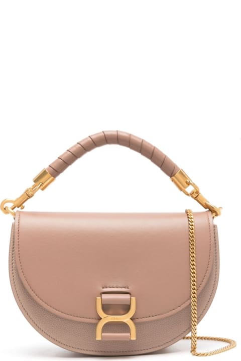 Totes for Women Chloé Woodrose Marcie Bag With Flap And Chain
