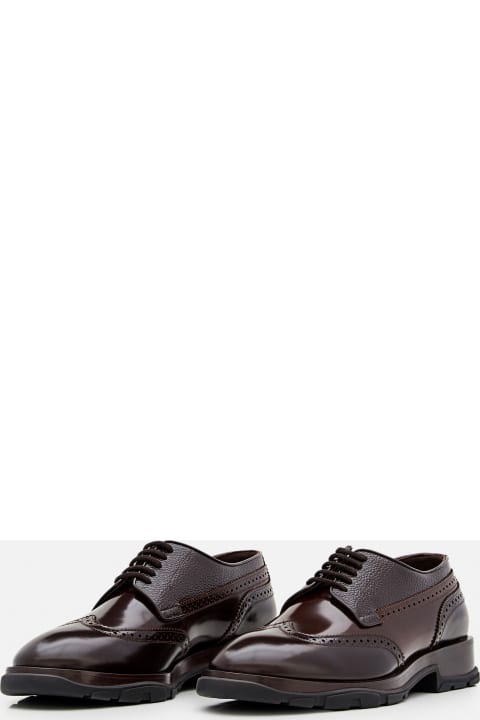 Alexander McQueen Laced Shoes for Men Alexander McQueen Derby Leather Shoes