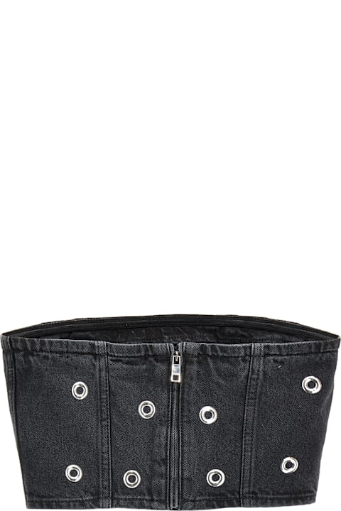 Rotate by Birger Christensen for Men Rotate by Birger Christensen 'studded Denim' Top