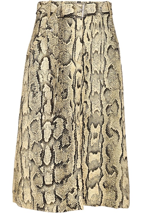 Dries Van Noten for Women Dries Van Noten 'sheraz' Skirt With Jacquard Snake Print