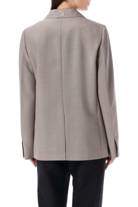 Fendi Clothing for Women Fendi Deconstructed Tailored Jacket