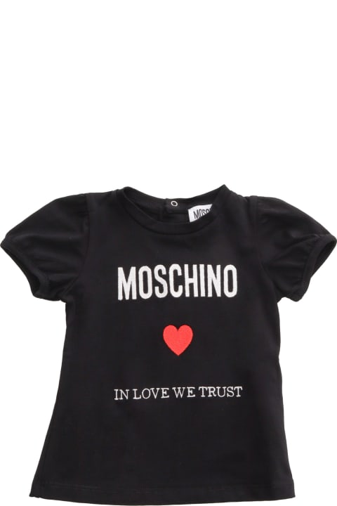 Homeware Moschino Black T-shirt With Logo