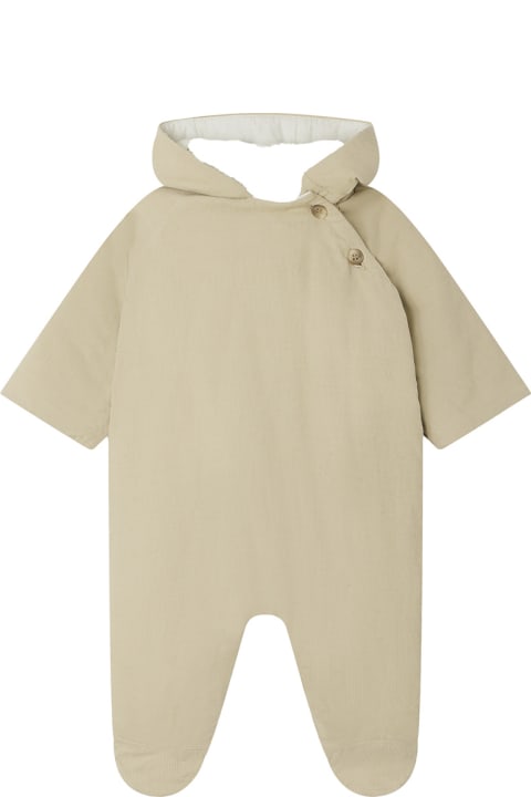 Bodysuits & Sets for Baby Girls Bonpoint F Ier Racing Suit In Sand