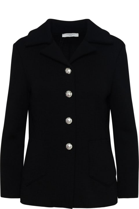 Charlott Coats & Jackets for Women Charlott Black Wool Jacket