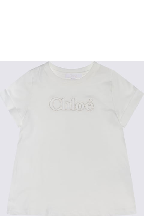 Chloé for Kids Chloé White Cotton Tshirt