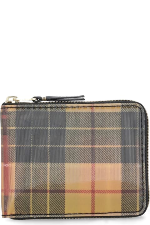 メンズ新着アイテム Comme des Garçons Wallet Wallet With A Tartan Pattern