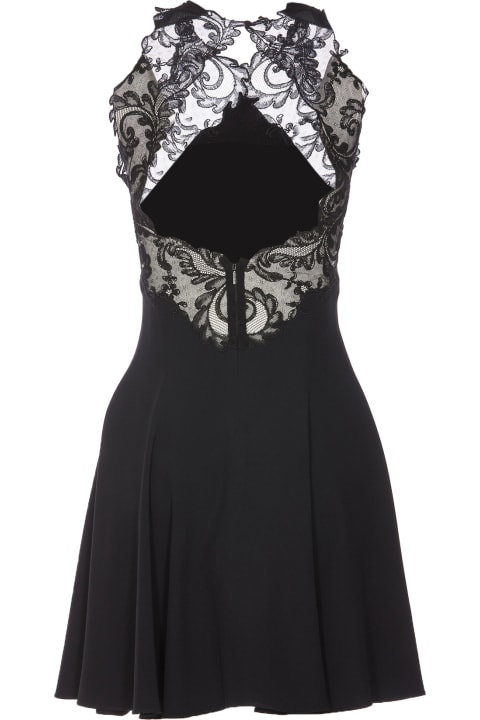 Clothing for Women Versace Barocco Lace Mini Dress