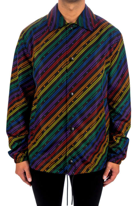Givenchy Clothing for Men Givenchy Rainbow Chain Nylon Jacket
