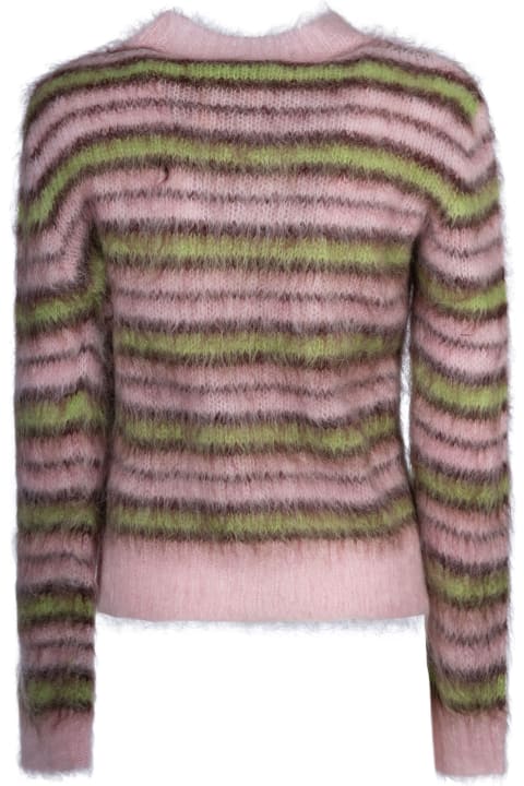 ウィメンズ新着アイテム Marni Iconic Brushed Stripes Sweater