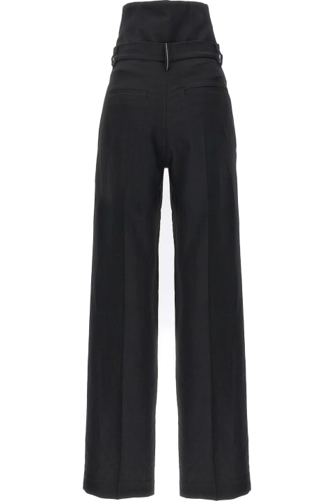 Brunello Cucinelli Clothing for Women Brunello Cucinelli High Waisted Tailored Trousers