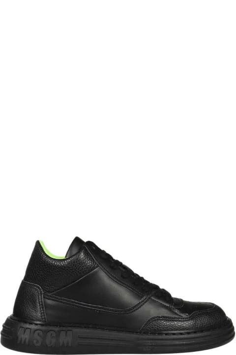 MSGM Men MSGM Leather Low Sneakers