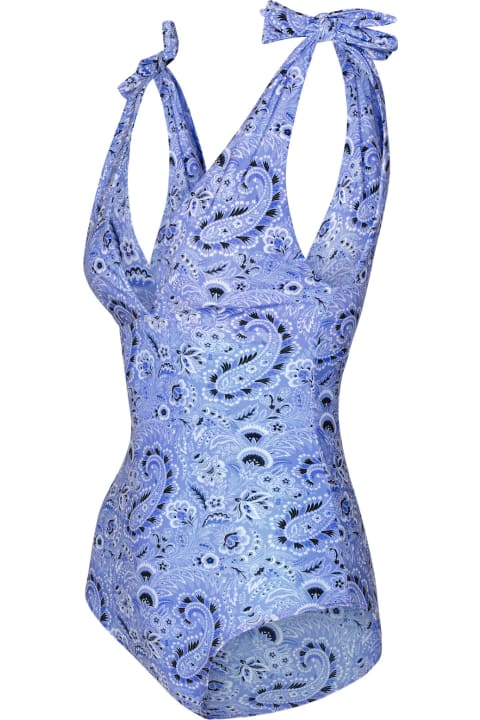 Etro for Women Etro Light Blue Swimsuit In Polyamide Blend