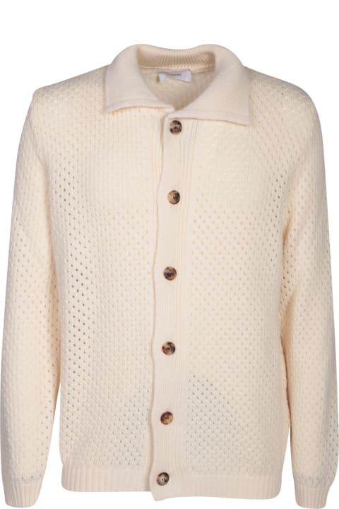 Lardini Sweaters for Men Lardini Perforated Cardigan