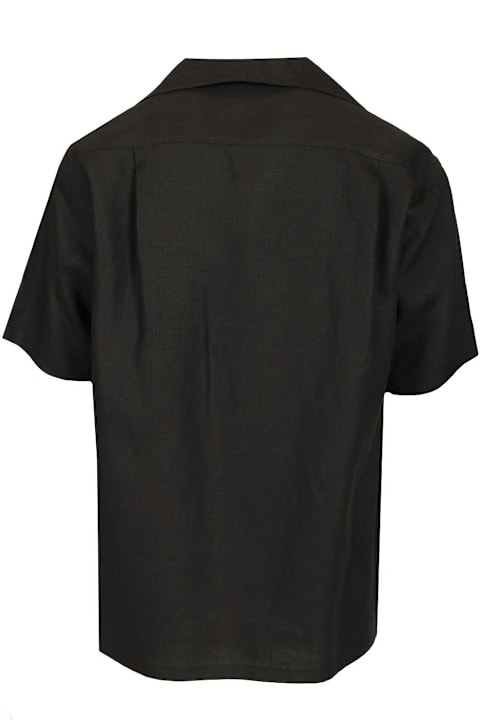 Shirts for Men Dolce & Gabbana Half-sleeved Linen Shirt