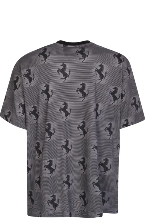 Ferrari for Men Ferrari Cotton All-over Print T-shirt