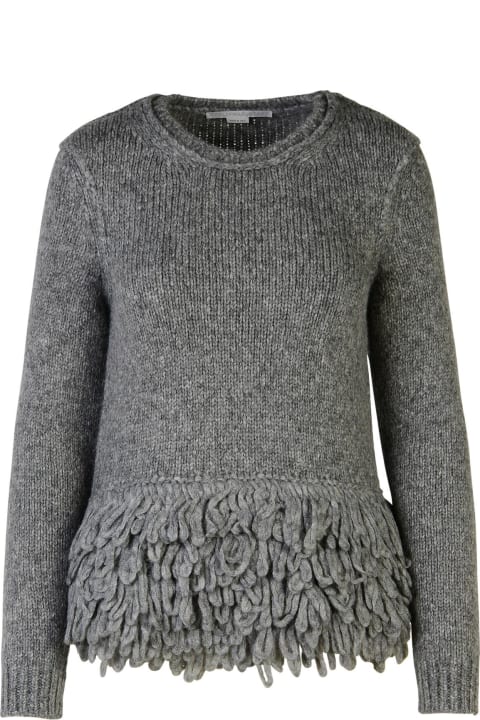 Stella McCartney Sweaters for Women Stella McCartney Grey Alpaca Blend Sweaters