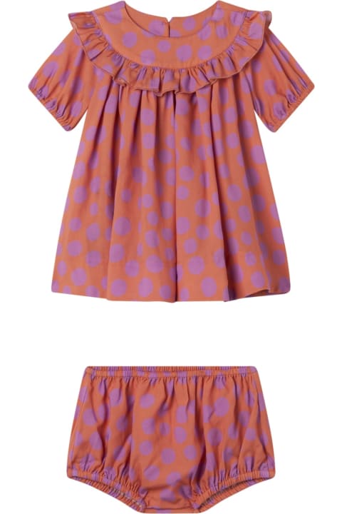 Bodysuits & Sets for Baby Girls Stella McCartney Kids Flared Polka Dot Dress