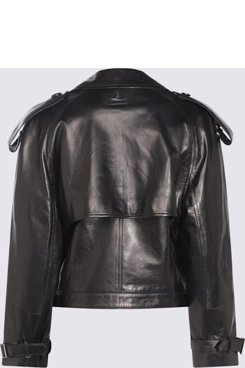 Salvatore Santoro Clothing for Women Salvatore Santoro Black Leather Jacket
