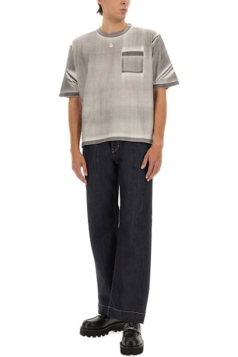 Alexander McQueen Jeans for Men Alexander McQueen Wide Leg Jeans