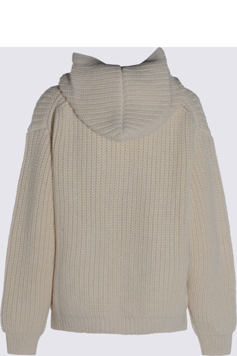 Malo لـ Kids Malo White Wool Knitwear