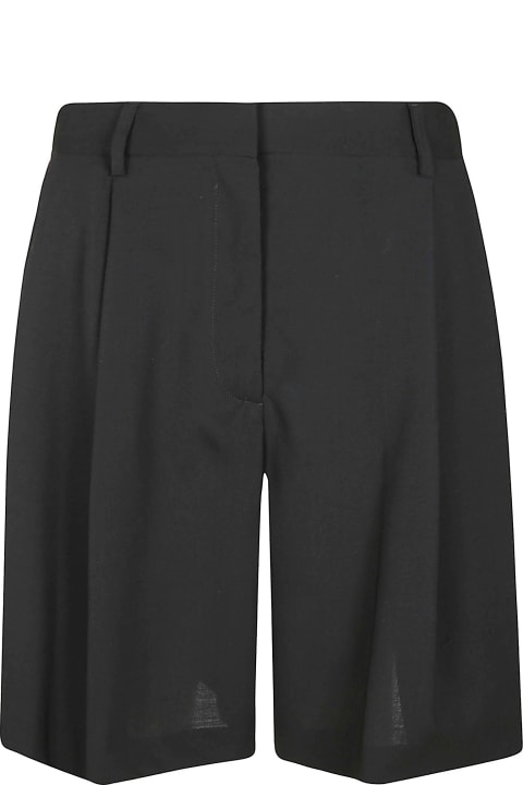 Clothing for Women Maison Flaneur Wide Leg Plain Trouser Shorts