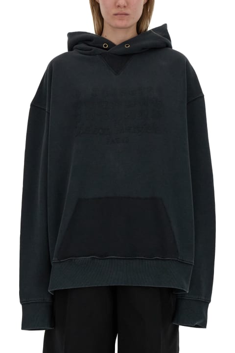 Fleeces & Tracksuits for Women Maison Margiela Sweatshirt With Logo And Hood