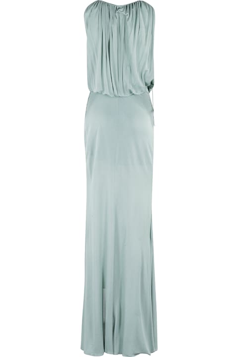 Blumarine for Men Blumarine Draped Jersey Long Dress