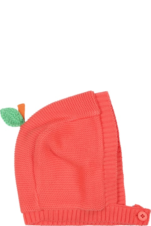 Accessories & Gifts for Baby Girls Stella McCartney Kids Red Hat For Baby Girl