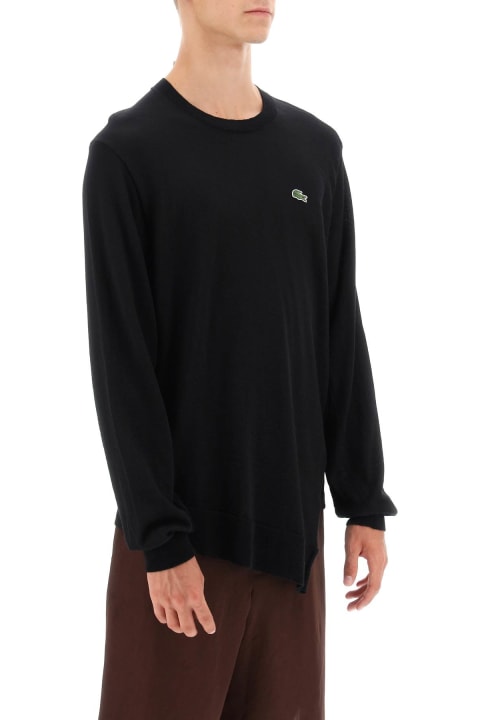 メンズ Comme des Garçons Shirt Boyのニットウェア Comme des Garçons Shirt Boy X Lacoste Bias-cut Sweater