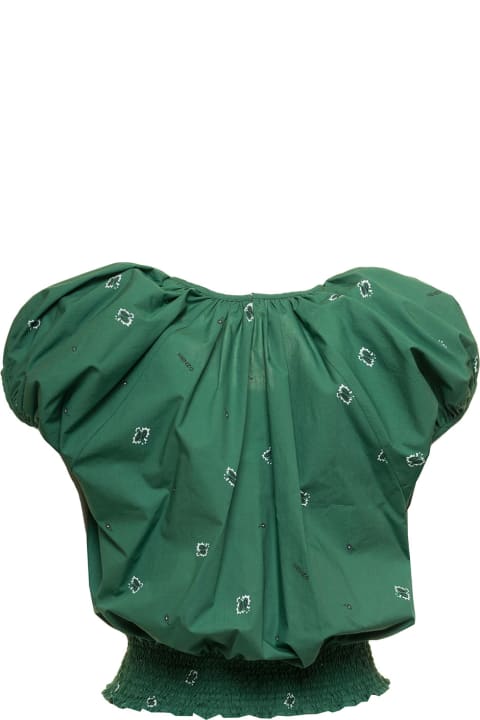 Kenzo Woman's Green Cotton Top