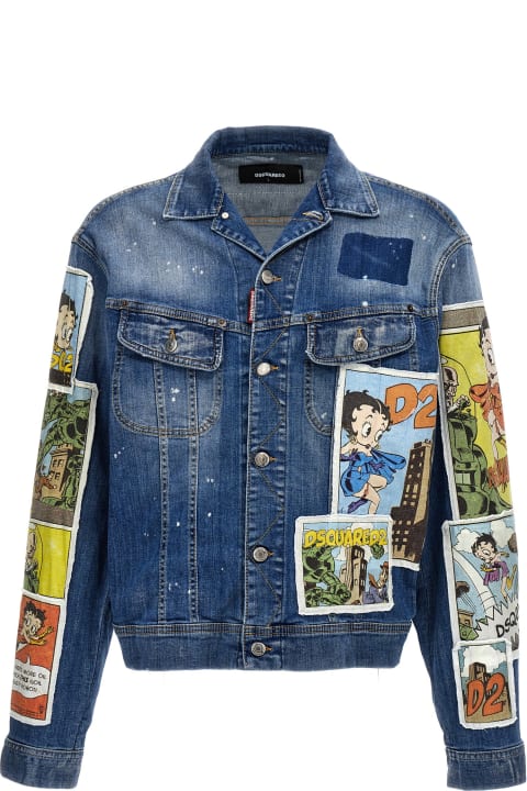 Dsquared2 Sale for Men Dsquared2 Betty Boop Jacket