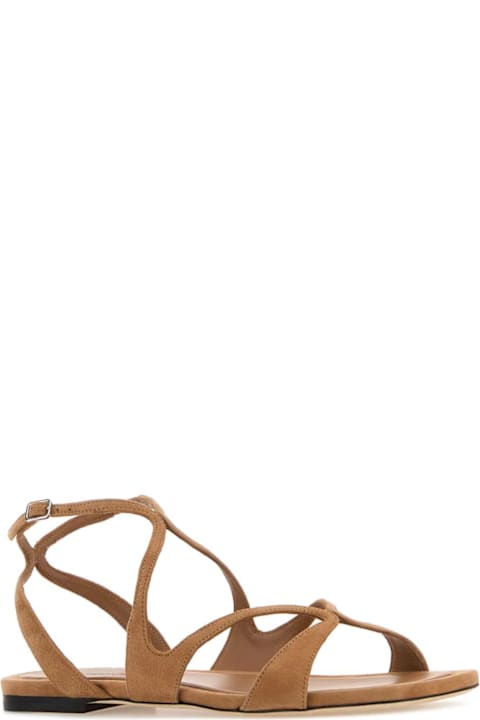 Homeware Jimmy Choo Camel Suede Ayla Sandals