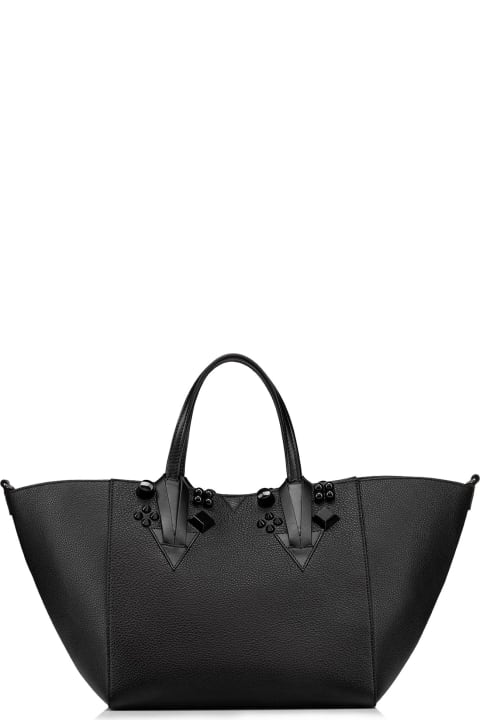 Small Cabachic Leather Tote Bag