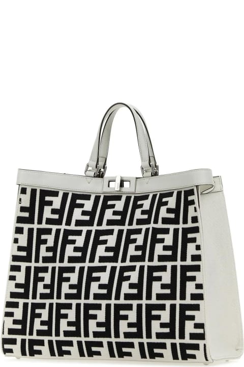 Fendi Peekaboo X-tote Bag in Green