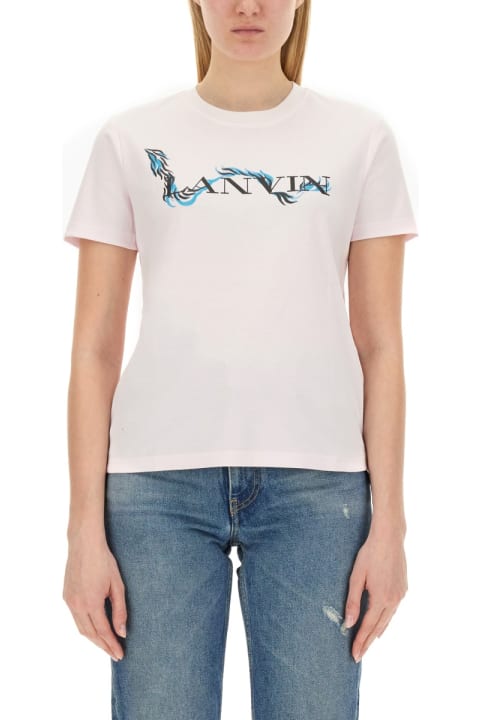 Lanvin Topwear for Women Lanvin T-shirt With Logo