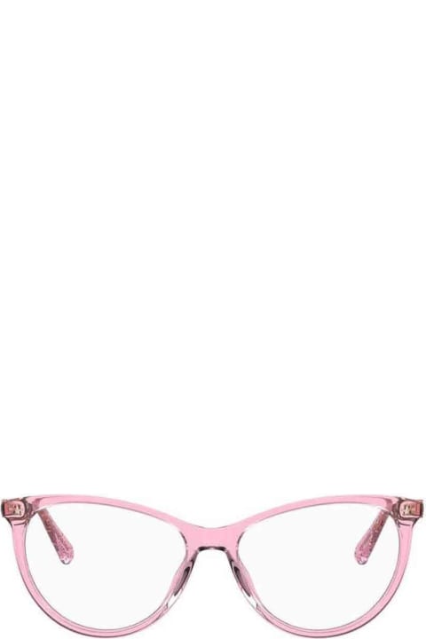 Chiara Ferragni نظارات لـ السيدات Chiara Ferragni Round Frame Curved Tip Glasses