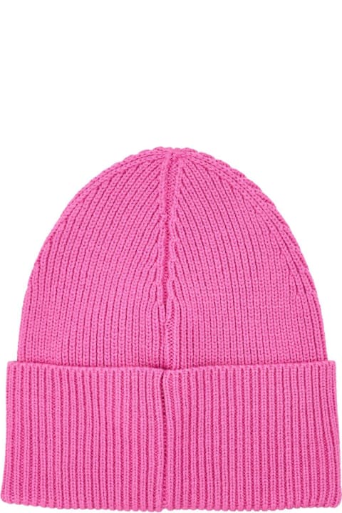 Homeware Palm Angels Logo Embroidered Ribbed-knit Beanie