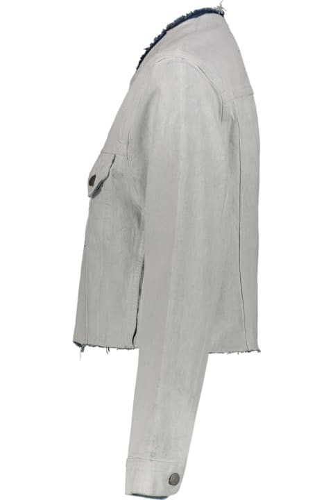 Maison Margiela Coats & Jackets for Women Maison Margiela Denim Jacket White Painted