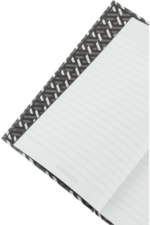 Home Décor Versace Printed Cardboard Notebook