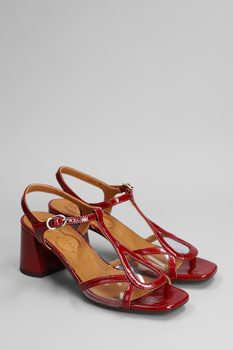 Homeware Chie Mihara Ryona Sandals In Red Leather