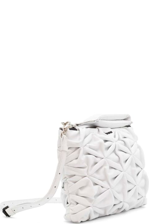 Vic Matié Shoulder Bags for Women Vic Matié White Leather Bag With Shoulder Strap